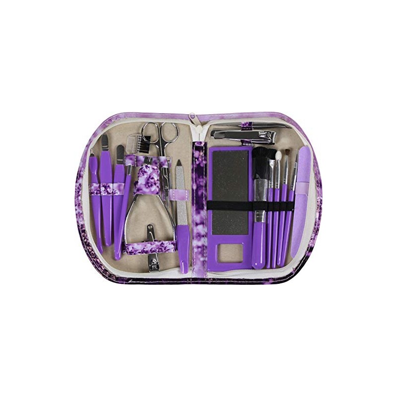 Mainiküre Set 18-Piece Nail Set Lavender Pedicure or Manicure Nail