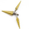 Hocansen 3 Pcs Step Cone Drill Bits Counter Sink Drill