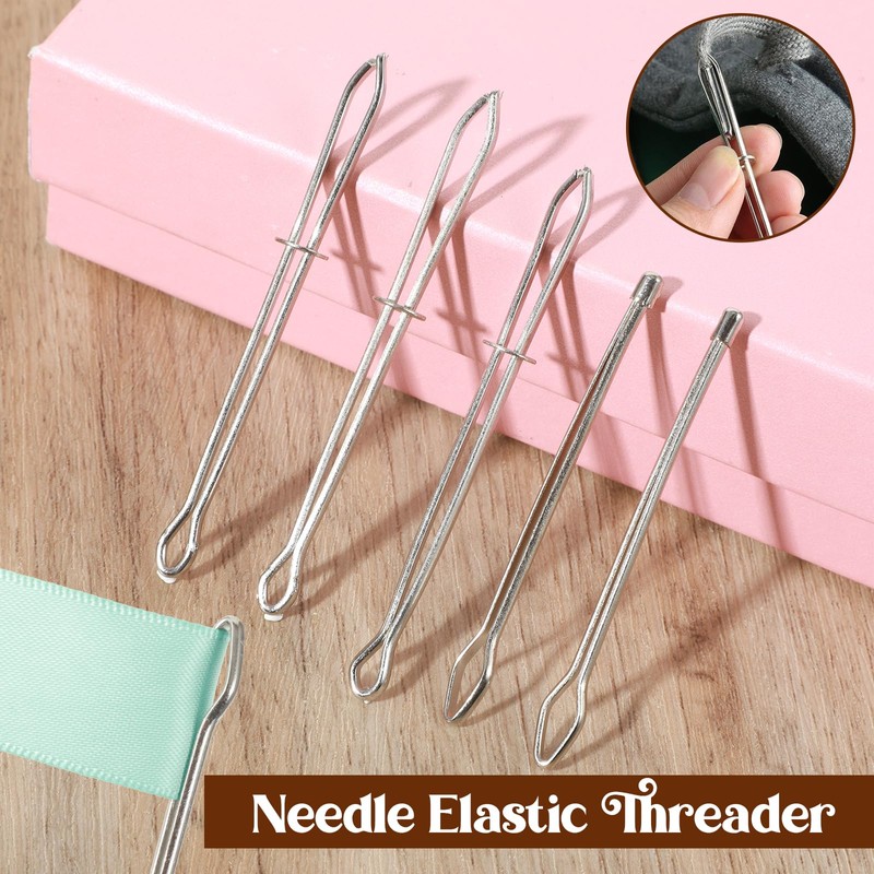 6 PCS Elastic Threader, Drawstring Threader Insertion Tool