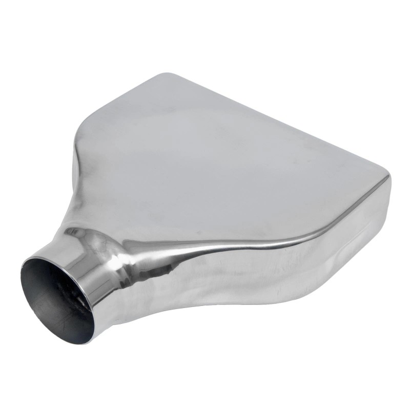 Summit Racing Exhaust Tip ss Polished Rolled Edge 2.25" Inlet
