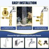 GADFISH Gravel Vacuum for Aquarium Water Changer Fish Tank Cleaning