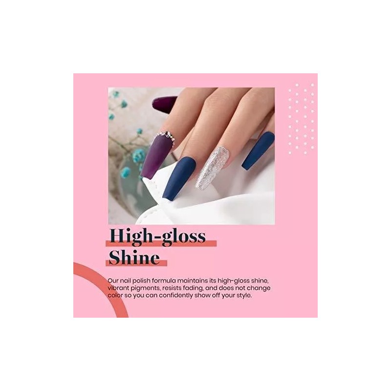 Beetles Gel Polish Gel Para Uñas Kit Con 6 Esmaltes