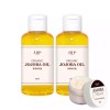 JHP １＋１비건 유기농 호호바오일 50ml 2개 [JHP 139 뽑아쓰는 마스크팩 톤업 모이스쳐] JHP 1+1 Vegan Organic Jojoba Oil 50ml 2 Pack [JHP 139 Pull-Out Sheet Mask Tone-Up Moisturizer]
