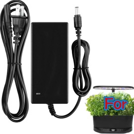 RXQMXG 24V AC Adapter Charger For AeroGarden Bounty Basic 100911-BLK Indoor Garden