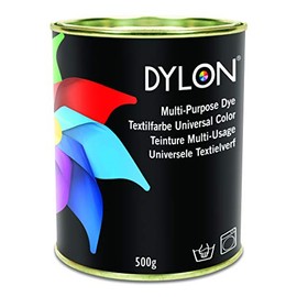Dylon Ebony Black Multi-Purpose Dye 500g Tin