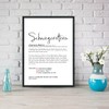 Schwiegereltern Definition, Personalisiertes Poster, Schwiegermutter Schwiegervater, Geschenk Geburtstag Weihnachten, Danke