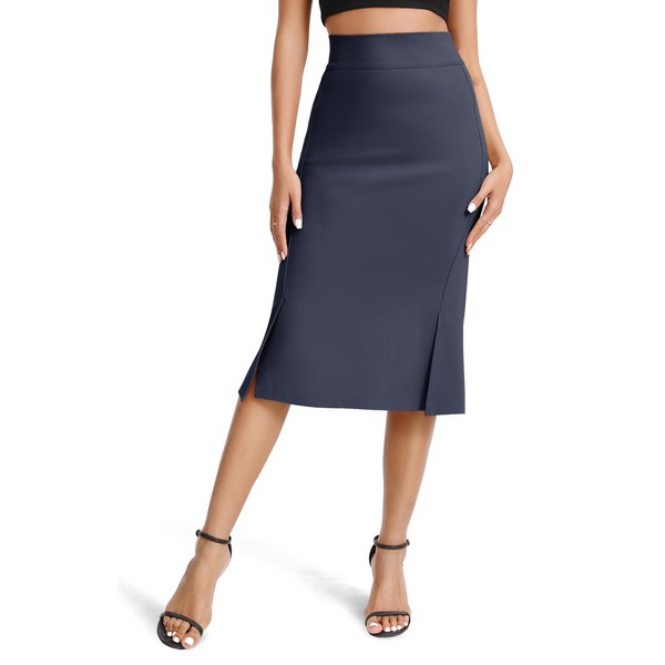 Women's Elegant Company Stretchy Bodycon Fishtail Pencil Skirt High Waist