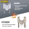 CB Handlebar Clamp Risers 7/8" Bars Kit 30mm Height For