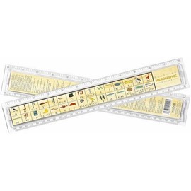 Westair Egyptian Hieroglyphic Ruler