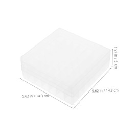 Mobestech Sample Vial Case Slots Plastic Storage Box for Vials Leak Organization for Laboratory Use Easy-clean Design for Sample Storage and Sorting