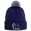 Scottish Terrier Embroidered Bobble Hat Dog Owners Gifts Puppy Terrier