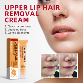 Gentle Hair Removal Cream for Face, Upper Lip Hair Remover Cream for Delaying Hair Growth, Facial Hair Remover Cream for Women Suitable for All Skin Types
