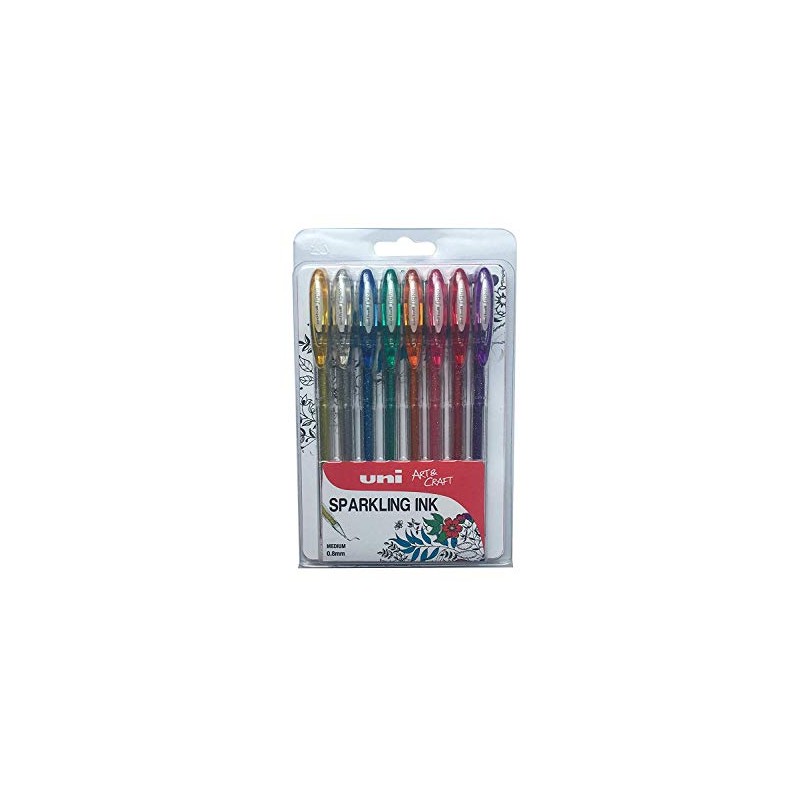 uni-ball Signo UM-120SP Sparkling Gel Ink Rollerballs - Assorted Colours,