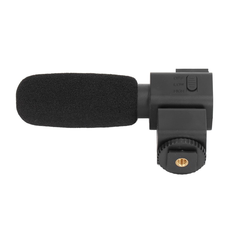 Video Recording Microphone Wide Range Frequency Shock Absorbing Stereo Interview