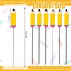 Pickmesh 6 Pcs 12" Football Yard Sign Stakes Metal Helmet