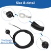 Cyrank Fitness Pulley Cable, Robust Steel Gym Wire Rope, Adjustable