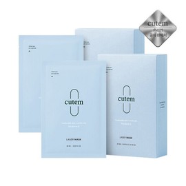 Q-TEM Laser Mask Set 28ml 10ea x2 Moisture Soothing Sensitive Skin Moist Skin / 큐템 레이저 마스크 세트 28ml 10ea x2 수분진정민감피부촉촉한피부