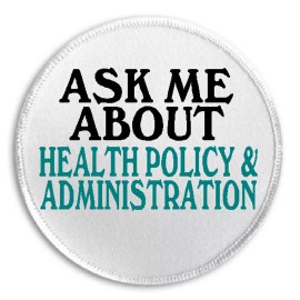 Unbranded Ask Me About Health Policy Administration - 3" Sew/Iron On Patch Major Career