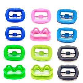 2 abridores de boca de silicona, retractor dental para blanquear los dientes, retractor de labios intraoral reutilizable (multicolor)
