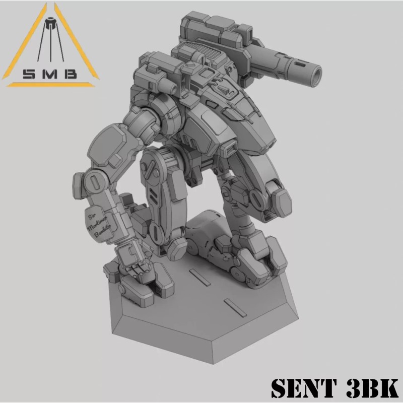 Sent3BK - Alternate Battletech Model - By Sir Mortimer Bombito