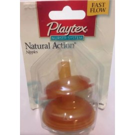 PLAYTEX OLDER BABY FAST FLOW FLAT TOP NIPPLES DISCONTINUED HARD TO FIND FREESHIP
