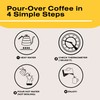 Bean Envy Pour Over Coffee Kettle - 40 oz, Stainless