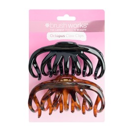 Brushworks Octopus Claw Clips - 2 Pack