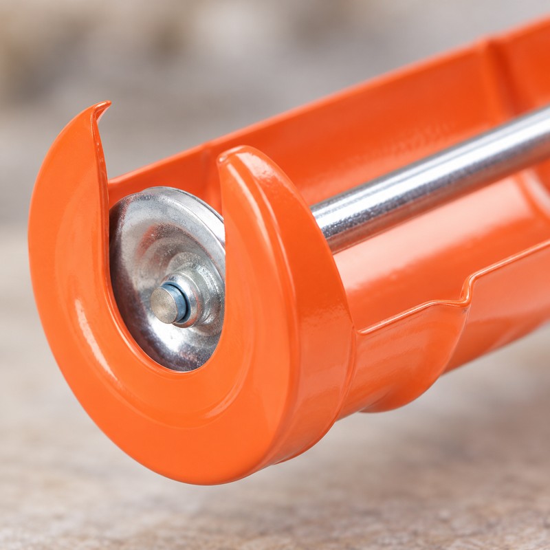 Blue Manual Caulking Gun with 10:1 Thrust Ratio, No-Drip Cartridge