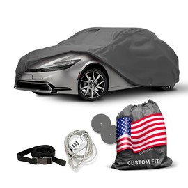 DaShield Ultimum Series Car Cover Waterproof All Weather for Toyota Prius Car Cover Prime 2018-2024 Hatchback 4-Door - Protection Semi Custom Fit - Dust, Sun, Snow, Rain, Protection in&Outdoor