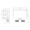 Knightsbridge Remote Controlled IP66 13A 2G outdoor Socket Black OP9R