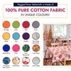 Ragged Rose Cotton Tablecloth for a 6-7 Ft Table -