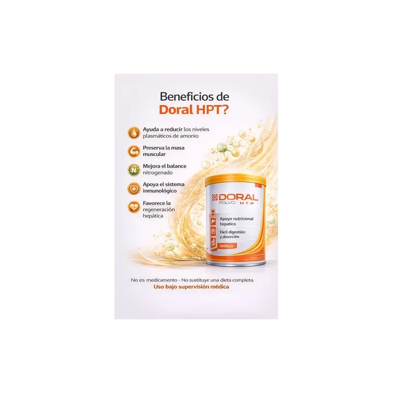 Doral Htp Migh Suplemento Alimenticio Hepático Vainilla 400g