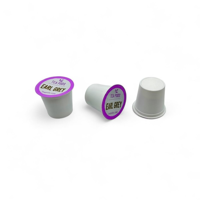 Earl Grey tea pods, single-serving tea capsules compatible with K-Cup