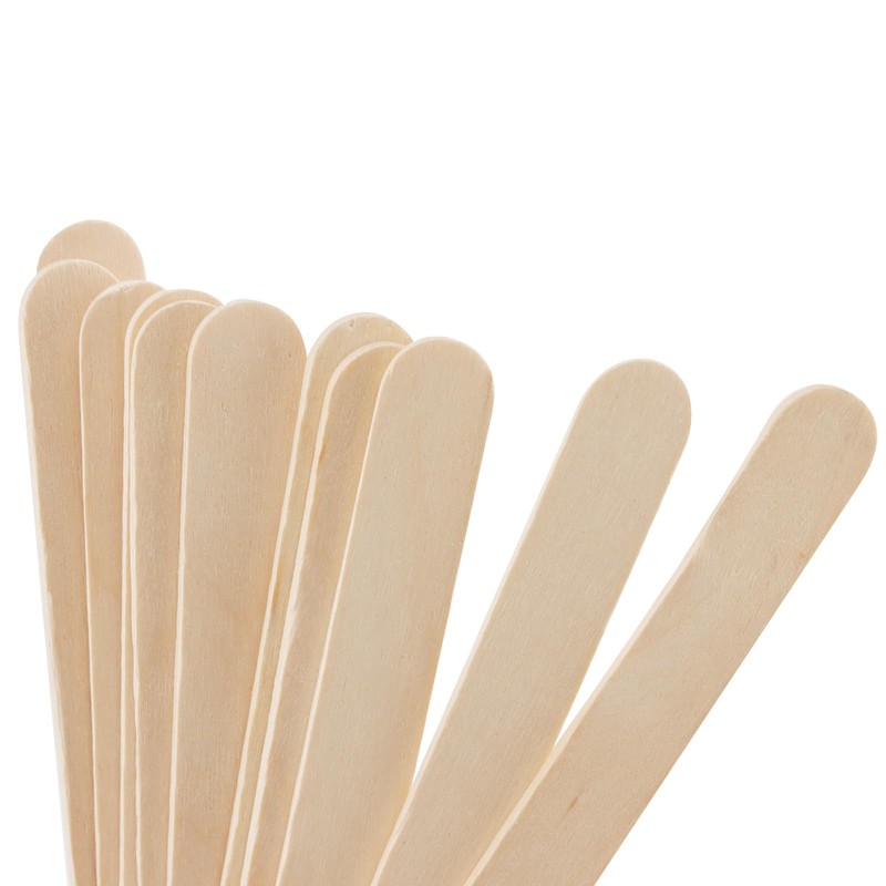 MANCHAP 1000 PCS 2.5 Inch Mini Wood Lollipop Popsicle Sticks,