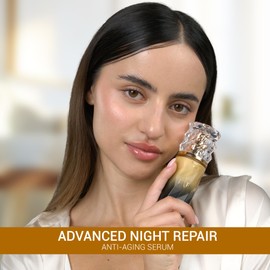 Advanced Night Repair Anti-Aging Serum - 1.7 oz / 50 ml | Natural Retinol Alternative | Reduces Fine Lines, Wrinkles, Dark Circles & Evens Skin Tone for Radiant, Refreshed-Looking Skin