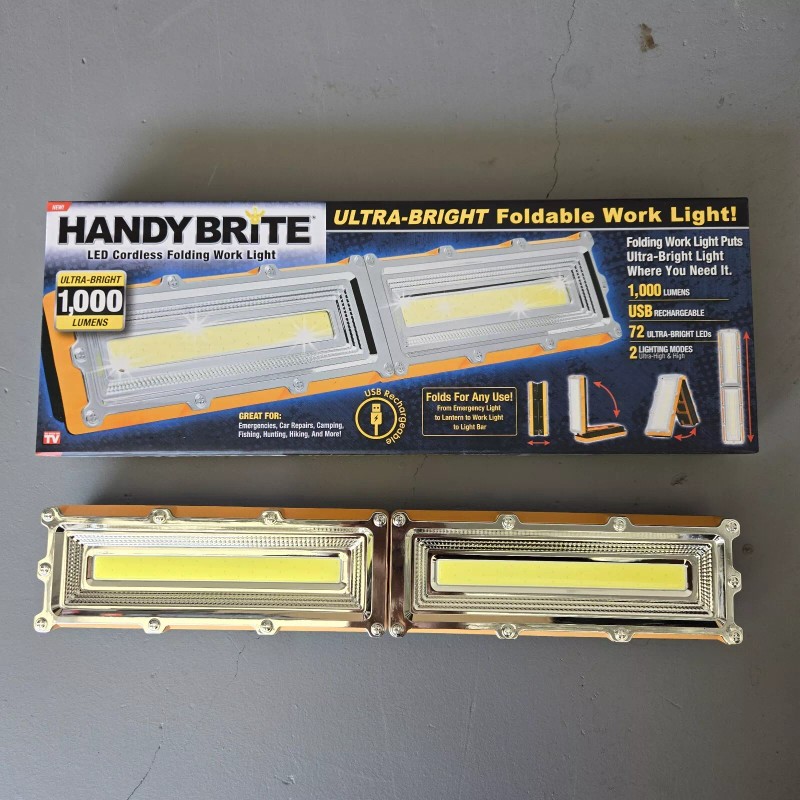 HANDY BRITE Ultra-Bright 72 LED Foldable Work Light 1000 Lumens