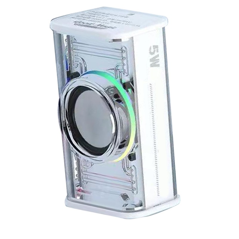 Bluetooth Speaker with Colorful Lights Loud Subwoofer Surround Sound Rechargeable