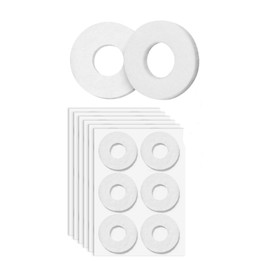 DR. JK- Felt Callus Pads, 36 pcs, White Round Callus Cushions for Feet, Adhesive Corn Cushions for Feet