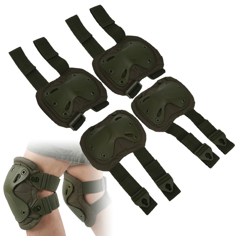 4 Pcs Outdoor Protection Kneepad Elbow Support Cycling Sports Leg