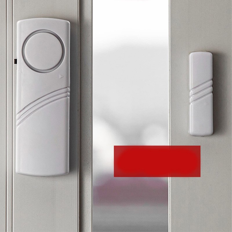 2 Pack Door/Window Alarm Magnetic, Wireless Security Sensor Burglar Alarm