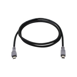 CERRXIAN USB OTG Cable - Black, USB Micro Male to Mini Male OTG Cable (Black) (1m)