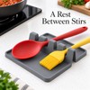 Silicone Spoon Rest for Kitchen Countertops – Non-Slip Utensil Holder
