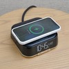 CubieTrio - Magnetic Wireless Charging Alarm Clock with Outlets and