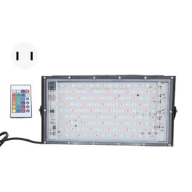 LED Flood Light IP65 Waterproof Ultra Bright 150W RGB Outdoor Floodlight for Outdoor Stadium Roadway 175‑265V US Plug