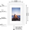Scholar Tree White 8x6 Photo Frames Set of 3 -