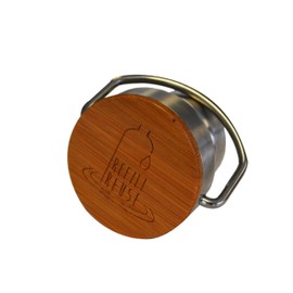 Cheeki Thirsty Max Stainless Steel Bottle 1.6 Litre Capacity, Silver