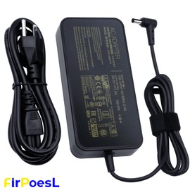 Firpoesl 150W AC Cargador para ASUS TUF Gaming A15-FA506 A17-FA706 ROG Adaptador ADP-150CH B A18-150P1A FA506 FA707RW FX95G FA507R FX505GT FX506H FX507Z FX516P FX86G FX707Z G533Q 20V 7.5A 6.0x3.7mm