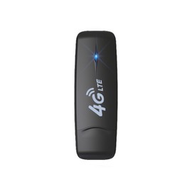 HOSAYA 4G LTE USB WiFi Modem, Portable Router with SIM Card Slot, High Speed Travel Hotspot Mini Router, Unlocked 4G Dongle, Black, 88 x 28 x 9 mm