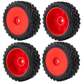 Benedict Harry 1/18 RC Car Wheel Rims Tires Upgrades for 1/18 ARRMA Typhon Grom 4PCS