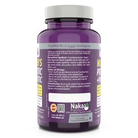 Naka Platinum Women's Probiotic + Prebiotic, 100 Billion input during production, 50 Billion minumum at expiry date, Live Cultures From 16 Function Specific Strains Designed To Support Female Physiology, Made in Canada (30+5 FREE)